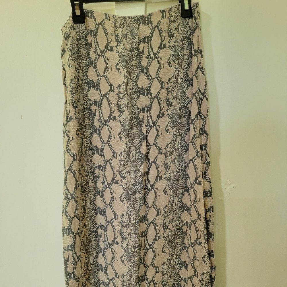 Snake Print Women's Skirt